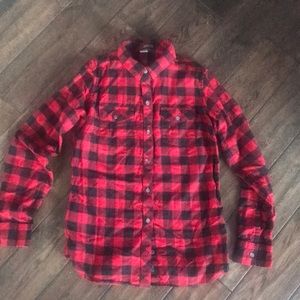 Eddie Bauer buffalo plaid  flannel shirt